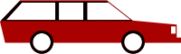 Station wagon vectorized