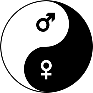 Female And Male Symbols Yin Yang