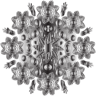 Grayscale Mandala