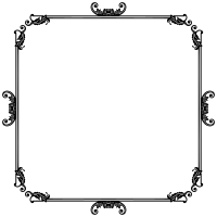 Decorative Ornamental Flourish Frame Extrapolated 2