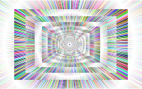 Hypnotic Prismatic Sunburst