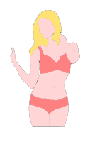Bikini Woman Thumbs Up