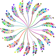 Leafy Vine Design Prismatic