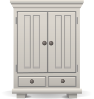 Tall white cabinet from Glitch