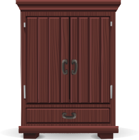 Mahogany cabinet from Glitch