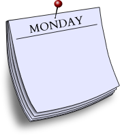 Daily note - Monday