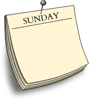 Daily note - Sunday