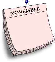 Monthly note - November