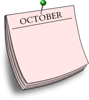 Monthly note - October