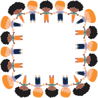 Cartoon Boys Square Large