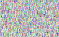 Prismatic Isometric Striped Cubes Pattern