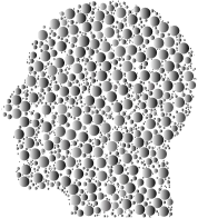 Man Head Circles Prismatic 4