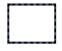 worldlabel.com border blue Black 4x3.3