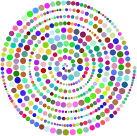 Circles Spiral Prismatic