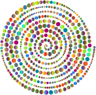 Circles Spiral Prismatic 3 No Background