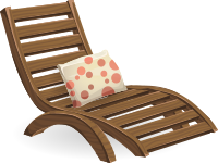 Deck chair from Glitch