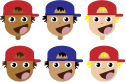 Boys With caps on