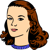 Woman's head (colour)