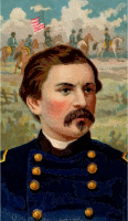 Cigarette card - McClellan