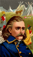 Cigarette card - Custer