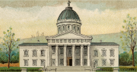 Cigarette Card - Capitol Building of Vermont