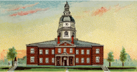 Cigarette Card - Capitol Building of Maryland