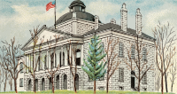 Cigarette Card - Capitol Building of Maine