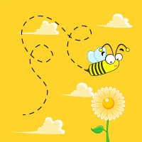 Bee & flower