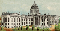 Cigarette Card - Capitol Building of Wisconsin
