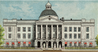 Cigarette Card - Capitol Building of Mississippi