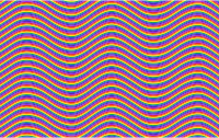 Rainbow Waves Background