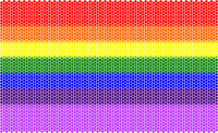 Hexagonal Mosaic Rainbow Background