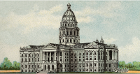 Cigarette Card - Capitol Building of Colorado