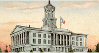Cigarette Card - Capitol Building of Tennessee