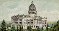Cigarette Card - Capitol Building of California