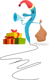 santa pen