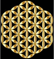 Gold Flower Of Life