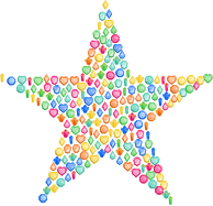 Colorful Gems Star
