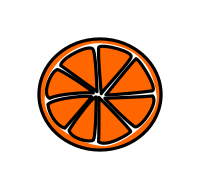 Sliced orange