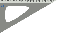 Metal set square