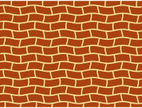 Wavy brick pattern