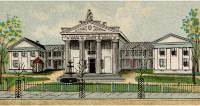 Cigarette Card - Capitol Building of Arkansas