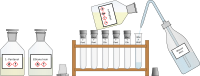 Mischversuche Wasser mit Alkoholen
