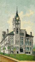 Cigarette Card - Montana Court House in Helena