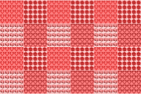 Heart and rose pattern