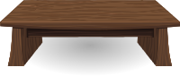 Wooden table from Glitch