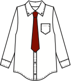 White Shirt and Tie