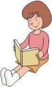 Girl with Book (#1)