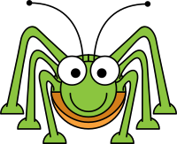 Cartoon Grasshopper