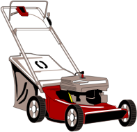 lawnmower with bagger